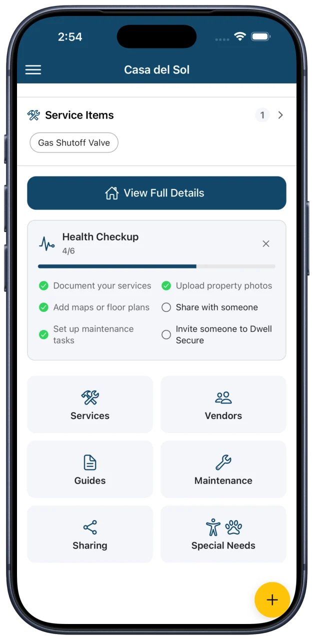 The property health checkup